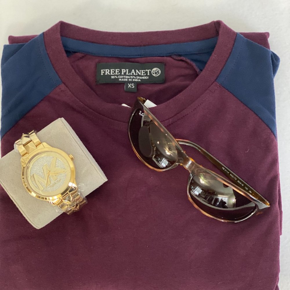 FREE PLANET, Half Sleeve T-shirt, Size XS